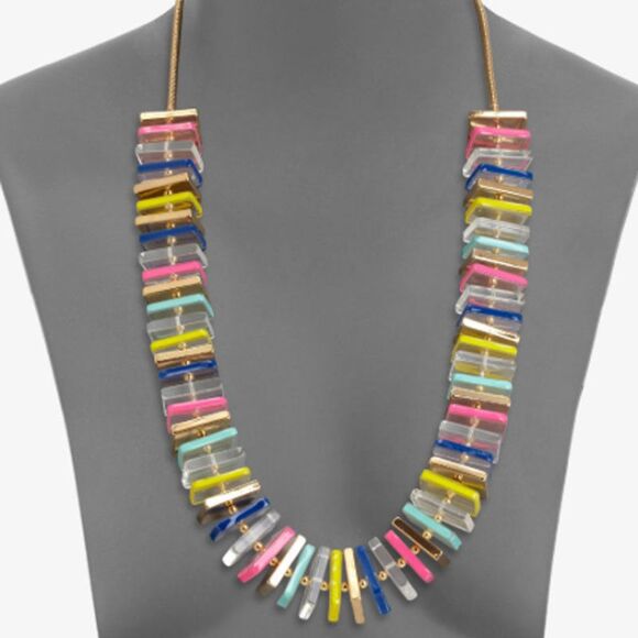 Kate Spade Long Square Beaded Necklace - Picture 1 of 3